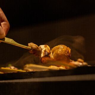 开胃菜和8串精选烤串 ◆ 以优惠价格享用ITARU烤串 博多地鸡串精选套餐 3,500日元(含税)
