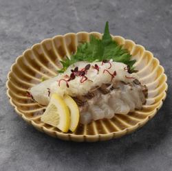 本日の白身鮮魚タタキ～自家製葱塩ダレ～