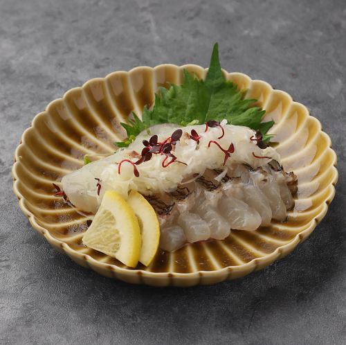 本日の白身鮮魚タタキ～自家製葱塩ダレ～