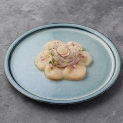 ホタテと香味野菜の和え物
