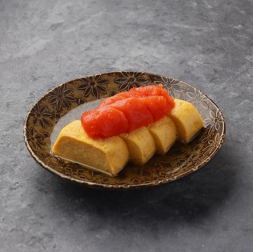 自家製出汁かけ　だしまき　博多明太子乗せ