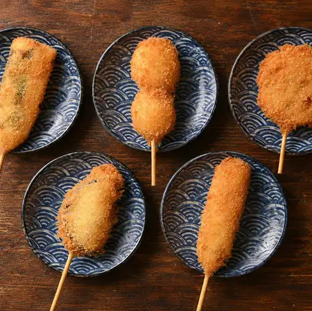 おまかせ串揚げ5種盛り