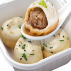 1个中式卡斯特拉/2个芝麻饺子/2个桃子包