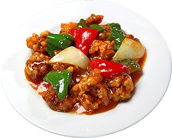 Sweet and sour pork (red / black)