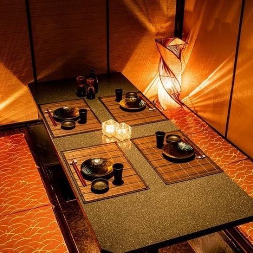 You can forget about time and enjoy the calm space with a Japanese atmosphere.