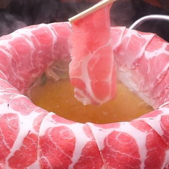 食べるエステ！3種類の出汁から選べる美豚鍋【食放＋飲放】4000円→2980円