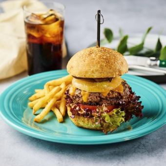 【午餐专用汉堡套餐】<标准汉堡套餐> 汉堡任选 + 饮料任选