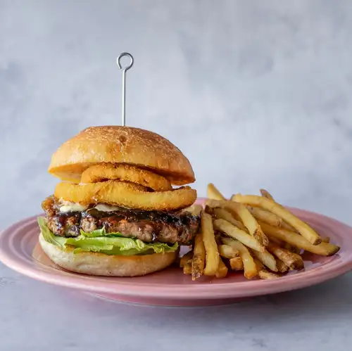 GRAPHIC Teriyaki Stack Burger