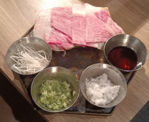 A5和牛包みしゃぶロース 1人前