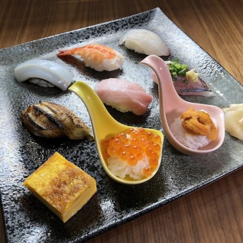 [Specially selected nigiri sushi] Chef's choice sushi 8 pieces from 1,400 yen (tax included) *The photo shows the Sakura sushi 2,860 yen (tax included)