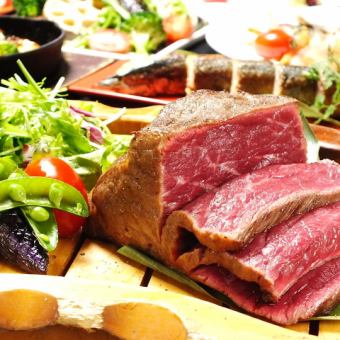 Premium meat bar course♪ 2 hours all-you-can-drink included, 10 dishes, 5,000 yen