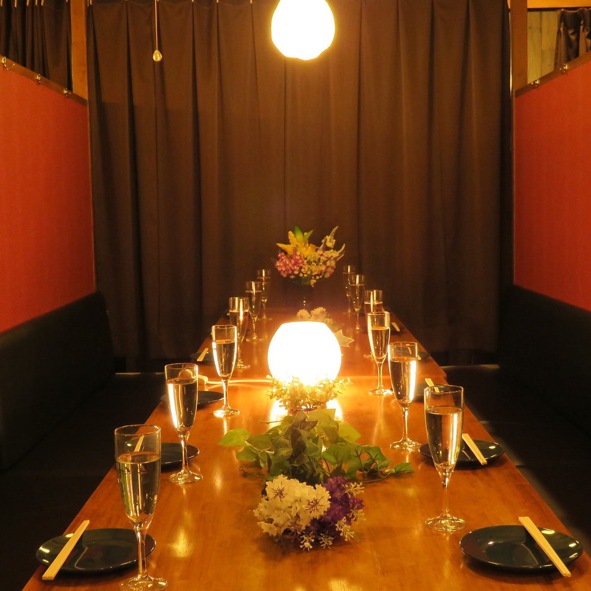 Many private rooms ☆ 4 people ~ maximum 60 people can be reserved!