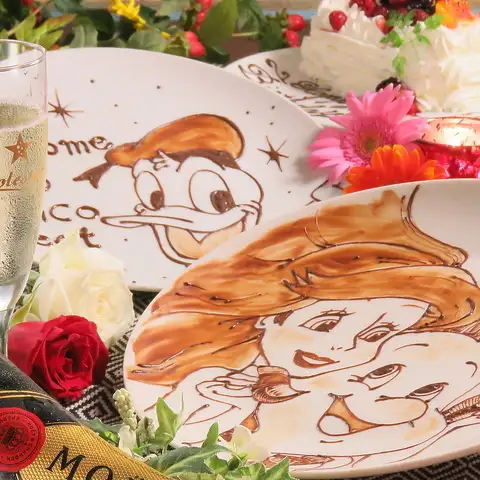 ☆世界に1つのオリジナルプレート☆Aniversarryコース飲み放題付4200円