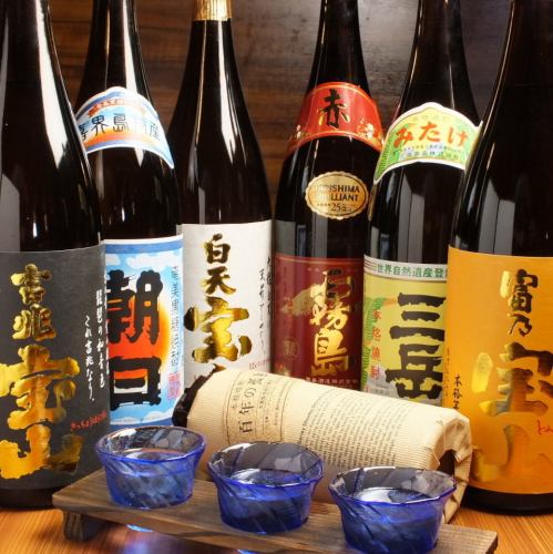 소주의 종류도 풍부합니다 ♪