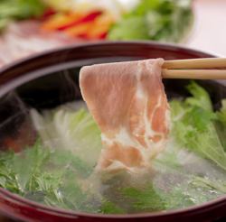 イベリコ豚と葱の出汁しゃぶ 2人前