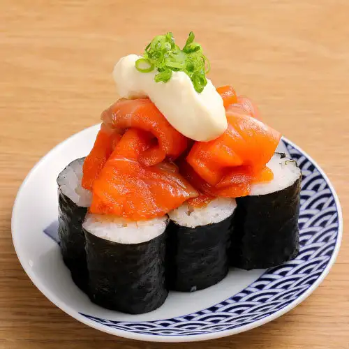 アテ巻きサーモンとクリームチーズ