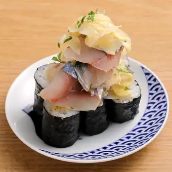 アテ巻き〆サバとガリ