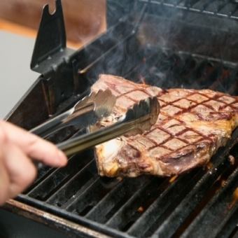 【2H飲み放題付き】3名様限定♪名物フィレンツェ風Tボーンステーキが味わえるプレミアムコース