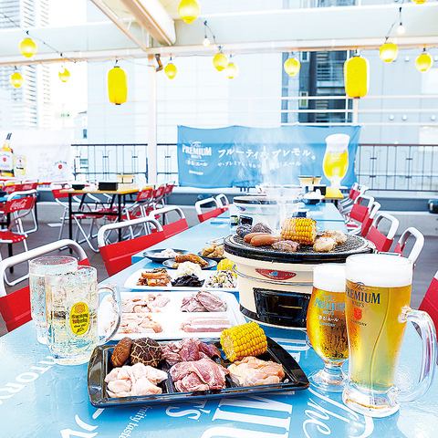 4月28日（金）OPEN！エリア最大級！期間限定の屋上ビアガーデン