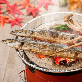 A3-秋の味覚!秋刀魚含む海鮮焼盛合付き!FOOD40品&DRINK60品《2時間制》食飲放題 5000円