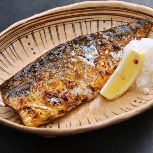 とろ鯖の塩焼き
