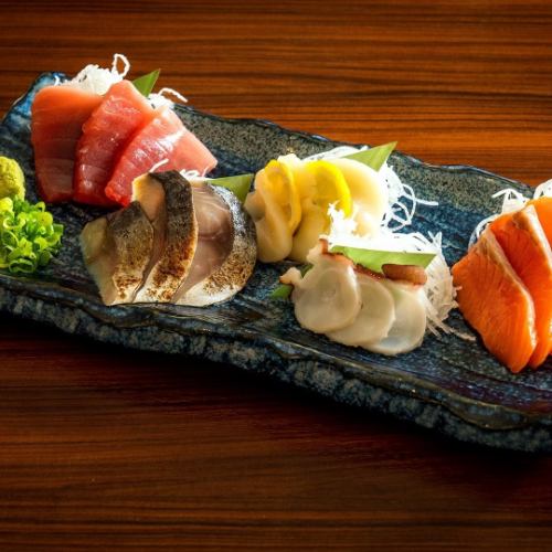 刺身５種盛り合わせ