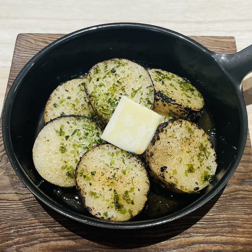 長芋のバター焼き~ガリぽん仕立て~