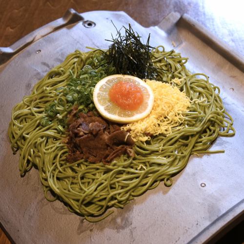 Hot and steaming! Our famous Kawara Soba