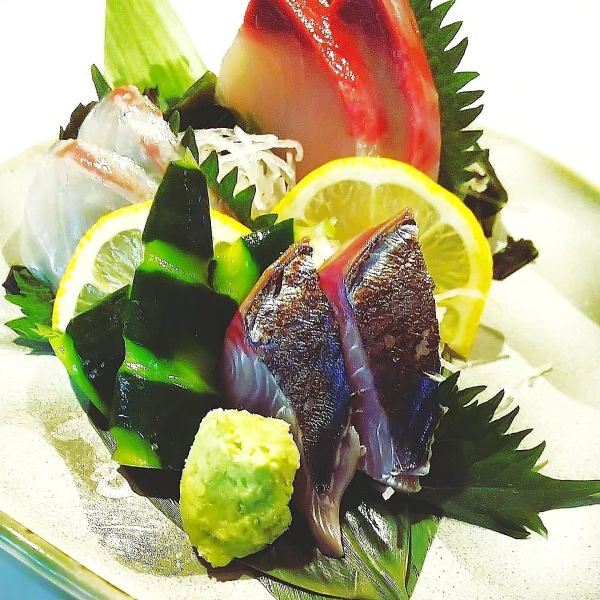 海の幸！『お造り盛り合せ　並盛』