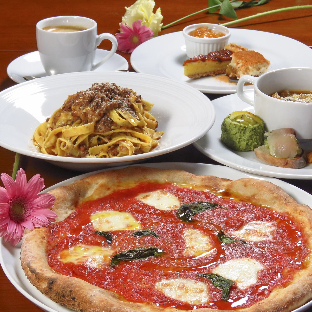 地元食材にこだわったイタリアンランチをお楽しみください。