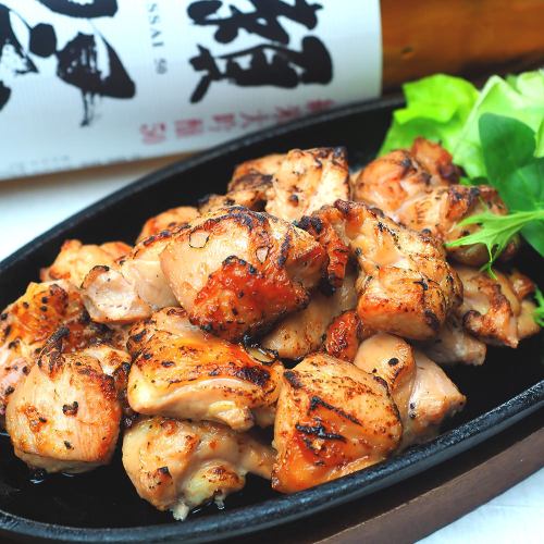 大山鶏の鉄板焼き