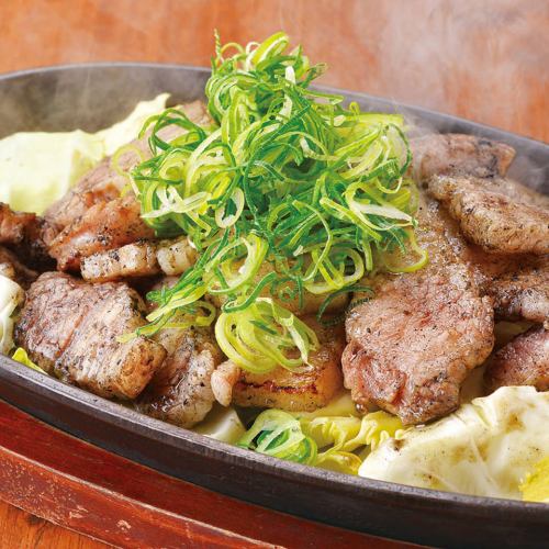 国産豚ロース鉄板焼き