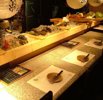 在櫃檯說話很聰明。只吃佐久或佐久◎請品嚐精美的菜餚和與之相稱的日本清酒！即使是一個人也歡迎光臨♪