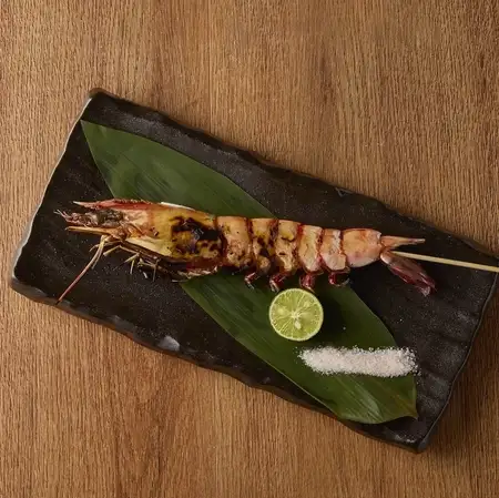 ジャンボ海老の塩焼き