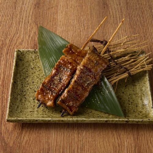 鰻の串焼き