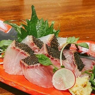 seasonal sashimi