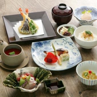 [豪华午餐] Miyashita Zen 常规价格 5,200 日元（含税） ■仅限网络预订价格 4,600 日元（含税）■