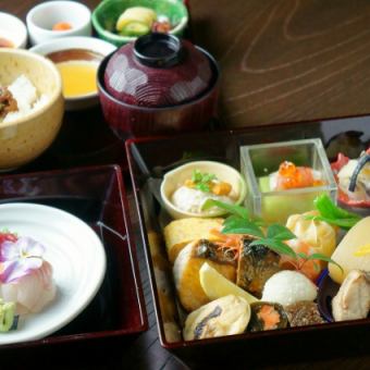 [午餐]松花堂三段十 3,900日圓（含稅） ※並非套餐