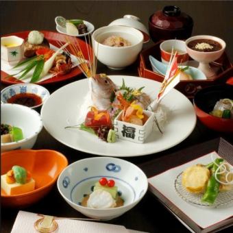 For engagement/meetings [celebration menu, auspicious kaiseki] 8 dishes, 12,400 yen