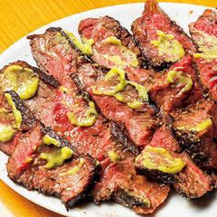 【プレミアムコース】生ビールも入った２ｈ飲み放題付き！焼肉屋のハラミカルパッチョ山葵仕立て