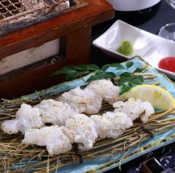 Hachio's specialty: charcoal-grilled Bungo conger eel