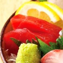 Lean tuna sashimi