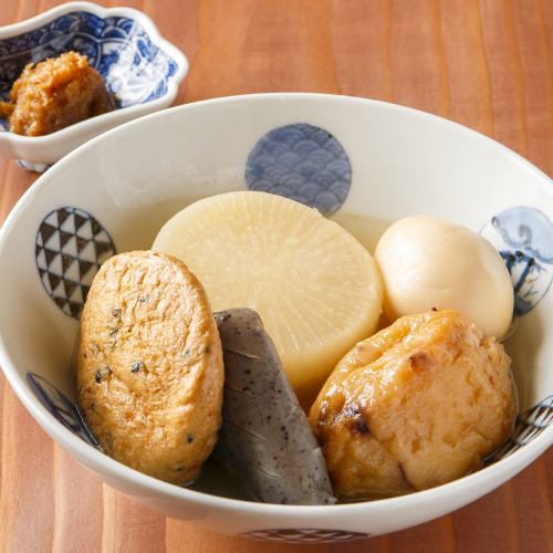 Assortment of 5 types of oden