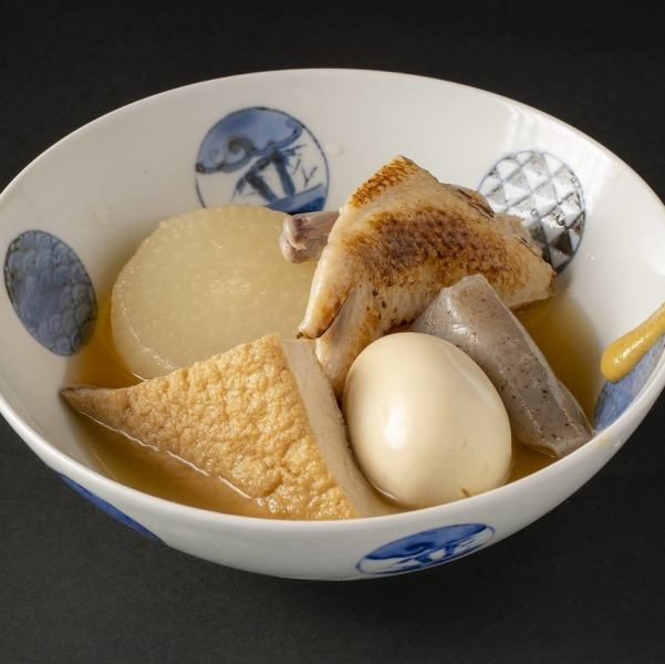 鯛だしおでん5種盛り