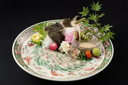 【日～木限定！宴会スタンダード】肝添えカワハギと山海炉端コース｜5,000円・2時間飲み放題付き