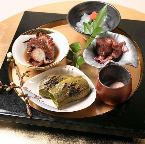 Completed authentic Japanese cuisine