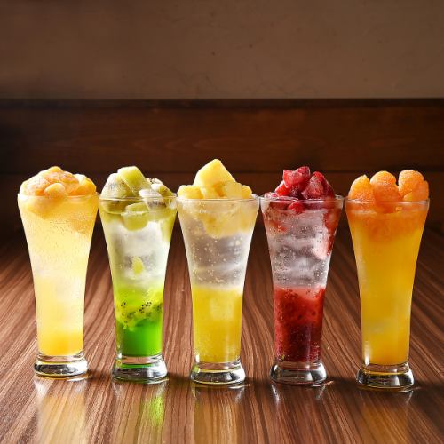 充実したドリンクメニュー
