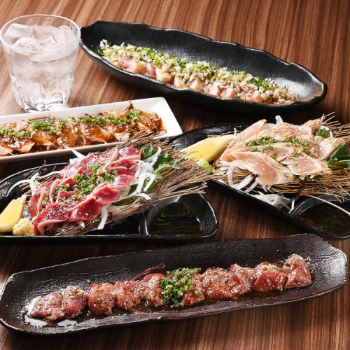 有田鶏のお刺身※画像は数種掲載しております