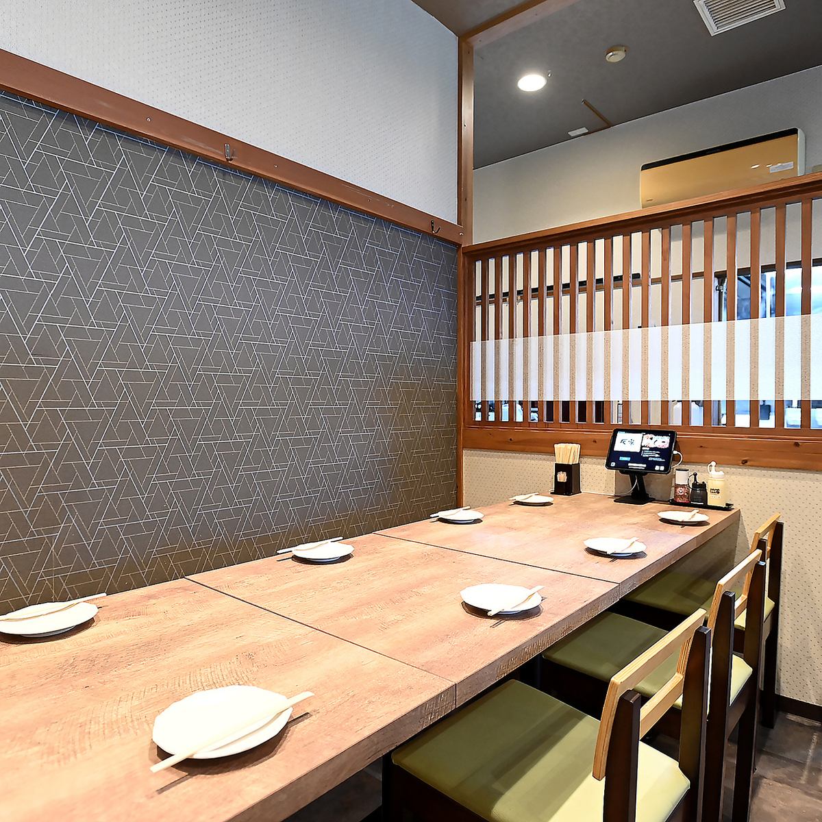 プライベートなお食事にピッタリの個室をご用意◎