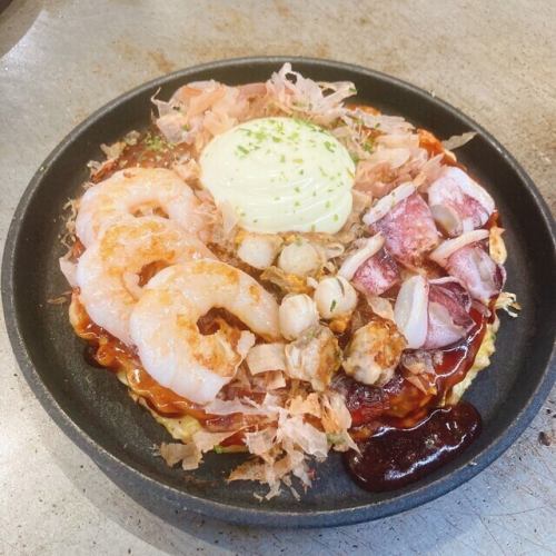 関西お好み 海鮮玉(イカ・海老・帆立)